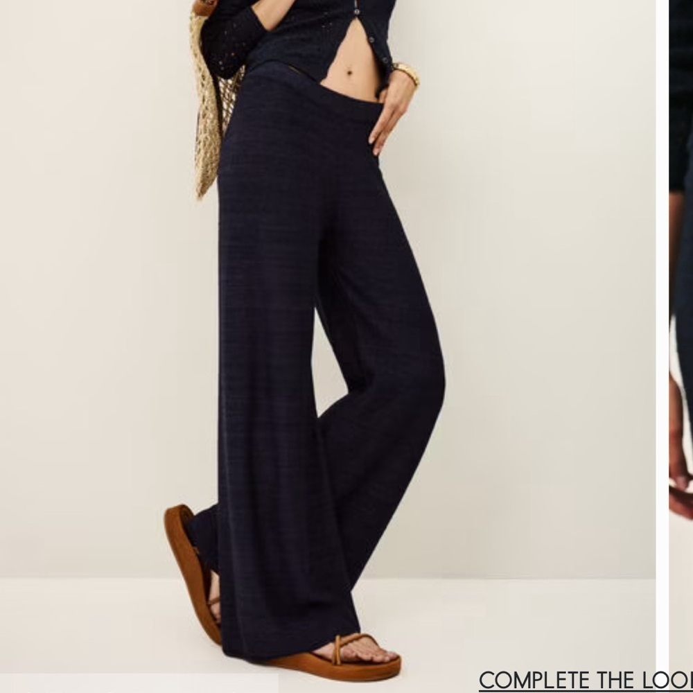 Suzi Kondi x B&sh bash knit pants navy M 6